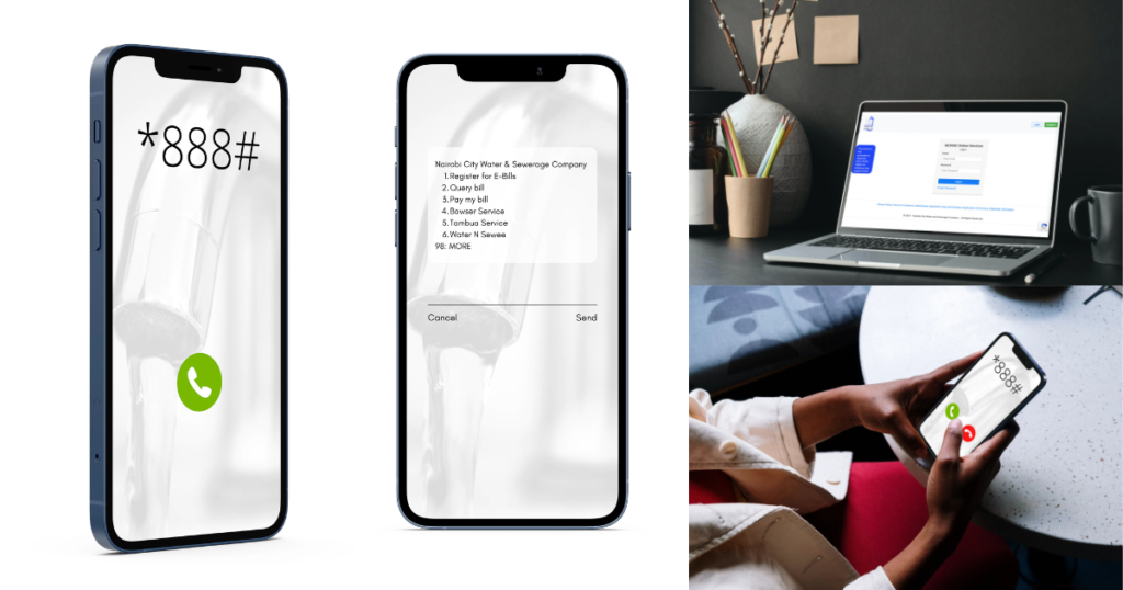 Nairobi Water New Website Sample MockUps